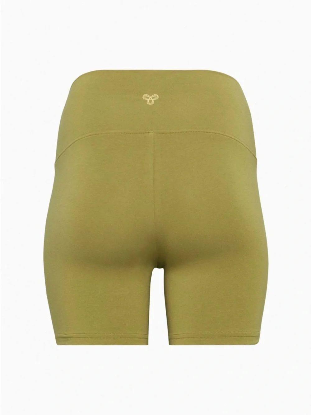 Aritzia TNA Olive Green High Rise Bike Shorts Minimalist Athleisure Size S - Picture 7 of 10